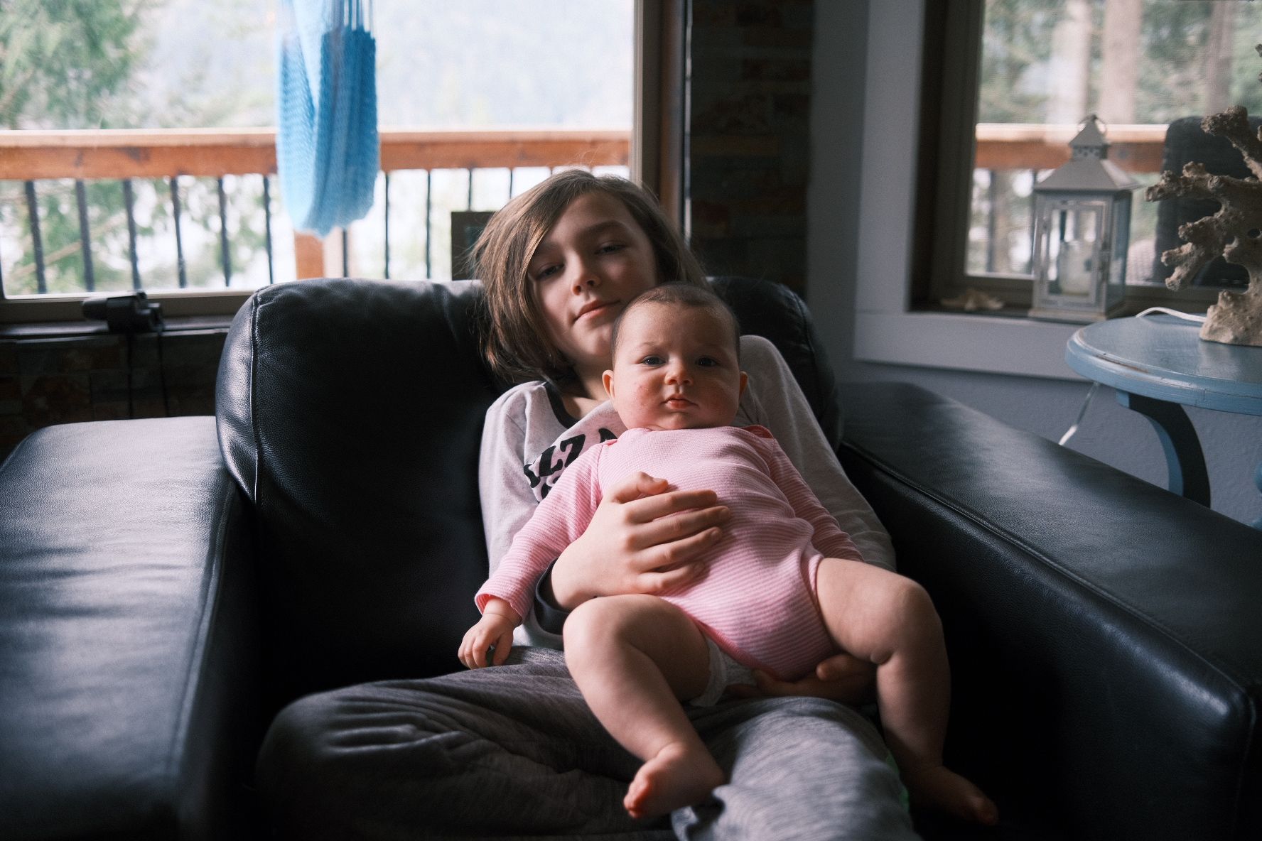 Indi and Arden relaxing in Bellingham.